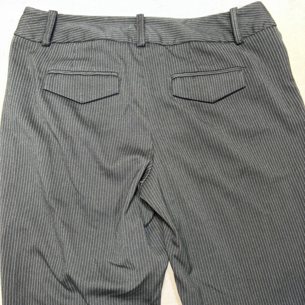 White House Black Market Legacy Sleek Boot Pinstripe‎ Pants Women's Size 6R